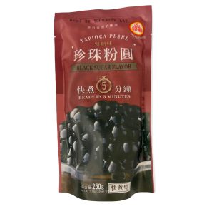 WufuYuan – Tapioka-Perle – Schwarzer Zuckergeschmack – 250G