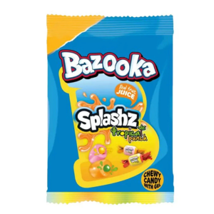 bazooka splash tropischen Punsch Kaubonbons