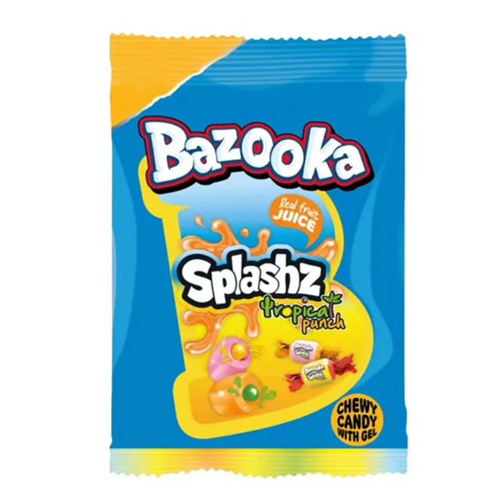 Bazooka Splash Tropical Punch weich zum Kauen Süßigkeiten