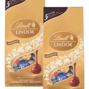 Lindt Lindor Assorted Schokoladentrüffel, 21,2 Unzen (Packung mit 2)