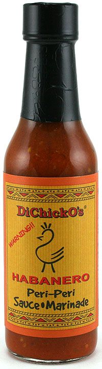 DiChickO's Habanero Peri Peri Sauce und Marinade, 5oz