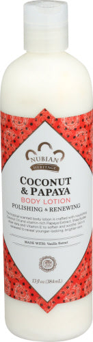 Nubian Heritage – Lotion Körper Kokos & Papaya 13 Floz (Packung mit 1)