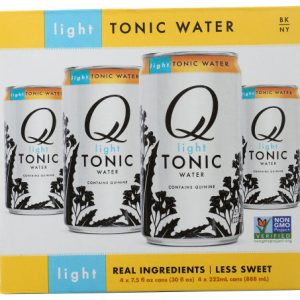 Q Tonic – Light Tonic Wasser, 30 fl oz (4-Pack) | 6er-Pack