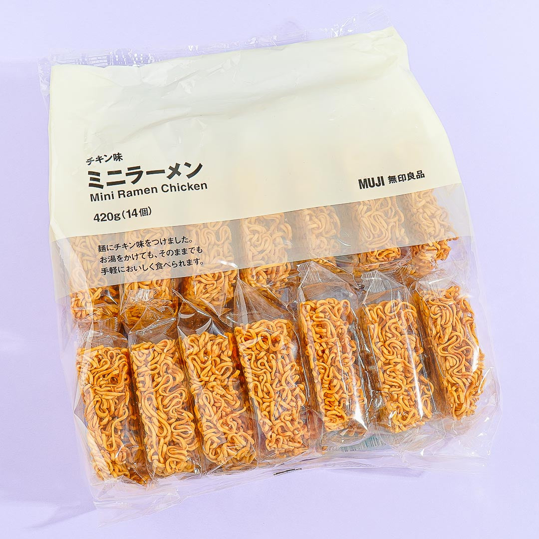 MUJI Mini Ramen Snacks Große Tasche – Huhn