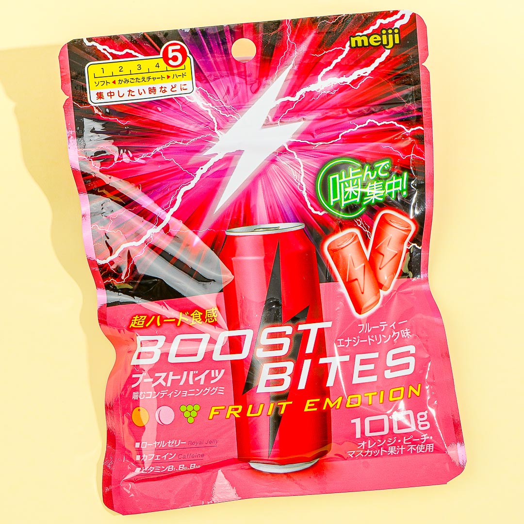 Meiji Boost beißt Gummy Süßigkeiten – Frucht Emotion