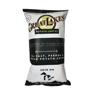 GREAT LAKES Kartoffel – Chips Kartoffelsalz ppr oni 8 Unzen – Packung mit 12 Stück