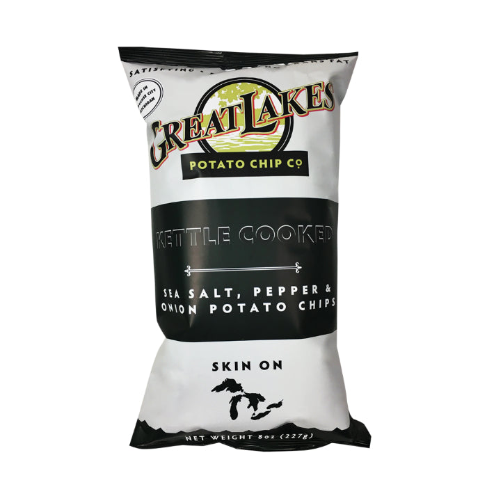 GREAT LAKES Kartoffel – CHIPS Kartoffel Salz PPR ONI 8 OZ – Packung mit 12