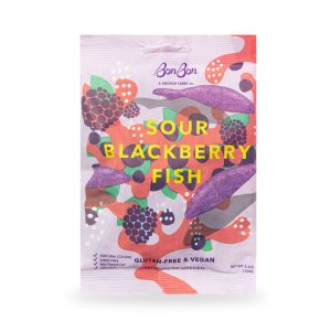 Bonbon sauer Brombeere Fisch