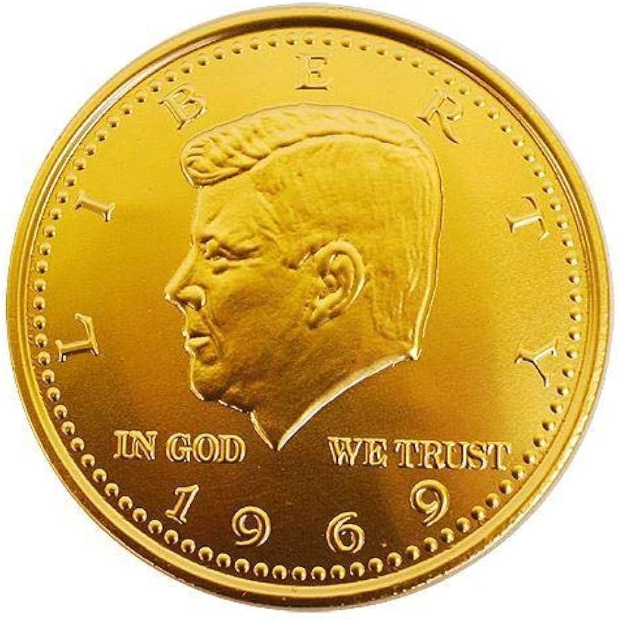 Fort Knox Mega Gold Medaillon Milchschokolade