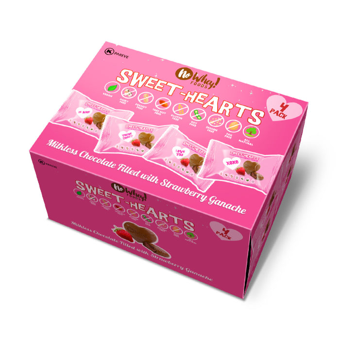 Keine Molke! Lebensmittel – süß-Hearts Erdbeer Ganache, 4pk
