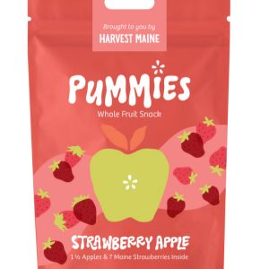 Harvest Maine Erdbeere Apfelpummies Obst beißt Beutel, upcycled – 8 Taschen x Koffer – 3oz