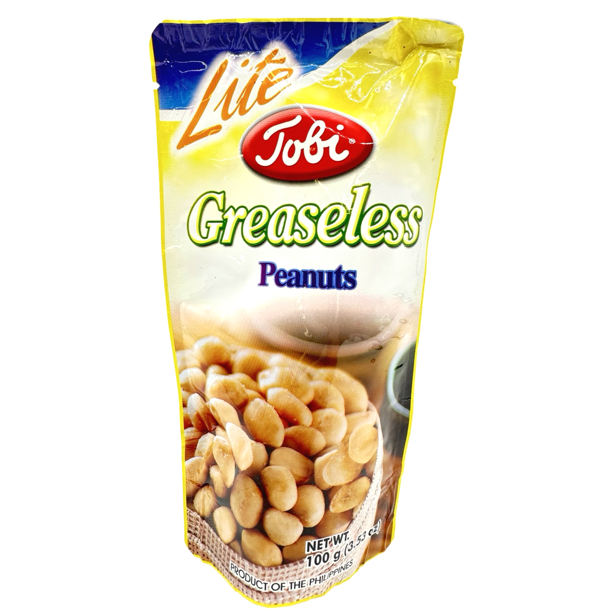 Tobi – Fettfreie Erdnüsse Lite – 100 G