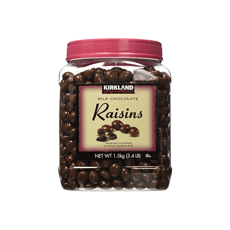 KIRKLAND Milchschokolade Rosinen