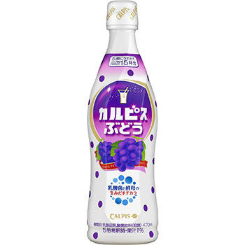 Calpis, Calpico, “Traube Geschmack” 470ml, Verkauf