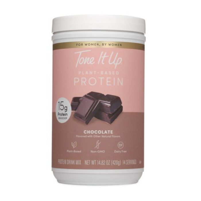 Tone It Up Pflanzenproteinpulver Choc 14.82 Oz – Packung mit 1