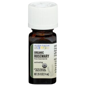 Aura Cacia Ätherisches Bio-Rosmarinöl,.25 fl oz