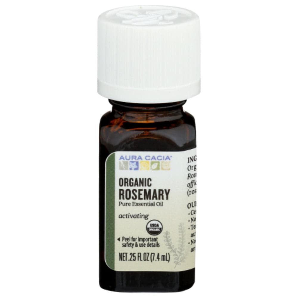 Aura Cacia Ätherisches Bio-Rosmarinöl,.25 fl oz
