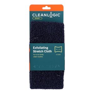 Cleanlogic Bad und Körperpflege Herren Peeling Stretch Tuch, 1 jeweils