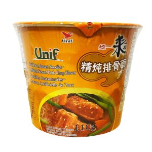 Unif Bowl Instant-Nudeln – geschmortes Schweinefleisch Chop Geschmack