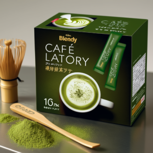 AGF Blendy Cafe Ratory Sticks Rich Matcha Latte 16 Stick pulverisierte Matcha Made in JAPAN – Tokyo Sakura Mall