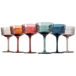 der Wein savant-elegante vintage art deco coupe Brille – gedämpfter Schrei