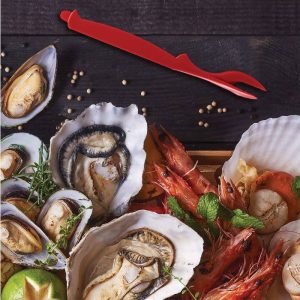 hic – Harold Import co. – maine man ez Meeresfrüchte Muscheln, Satz von 4
