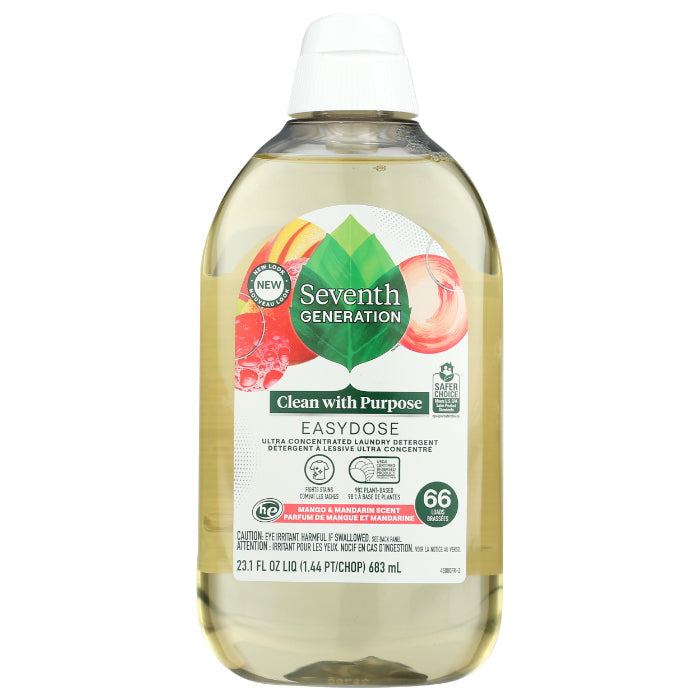 Seventh Generation Ultra konzentriertes Waschmittel, frei und klar