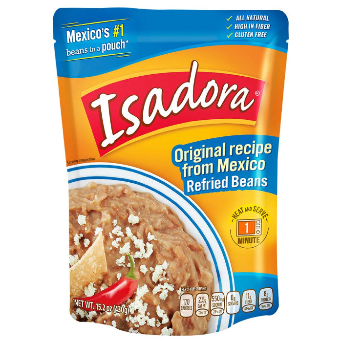 Isadora – Bean Refried Orig Rezept 15.2 Oz – Packung mit 8