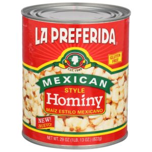 La Preferida – Hominy Mexican Style Bohnen, 29 Unzen – Packung mit 12 Stück