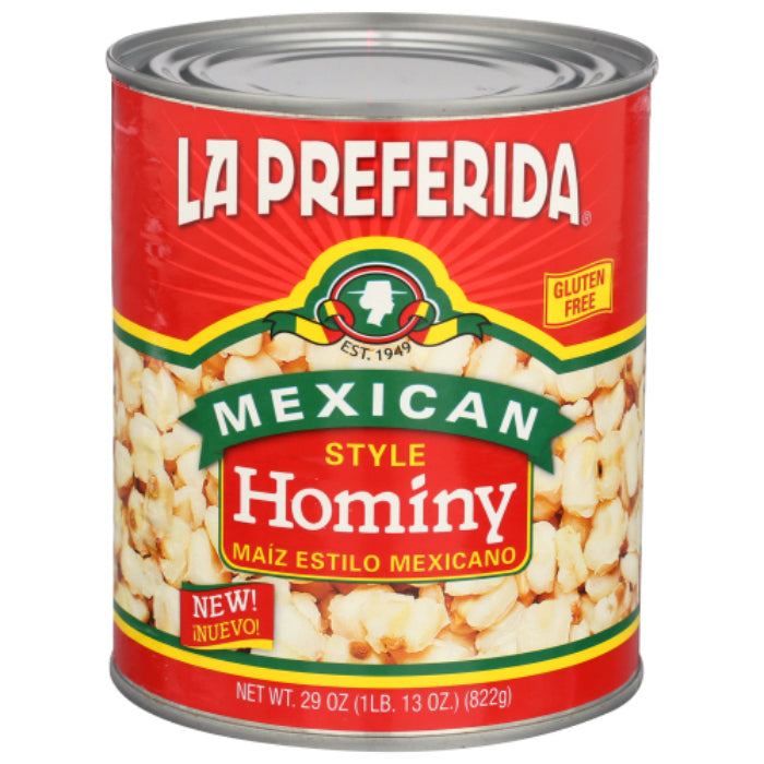 La Preferida Hominy Bohnen im mexikanischen Stil, 29 Oz – 12er Packung