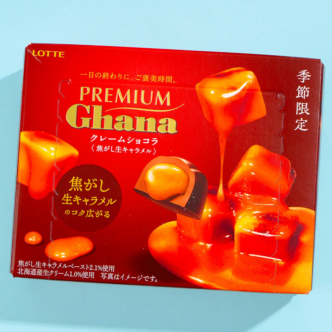 Lotte Premium Ghana Schokolade – Verbranntes rohes Karamell