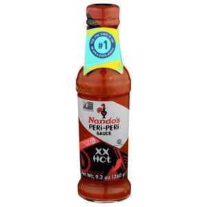 NANDO Soße heiß xxhot peri peri 9,2 Unzen – Packung mit 6