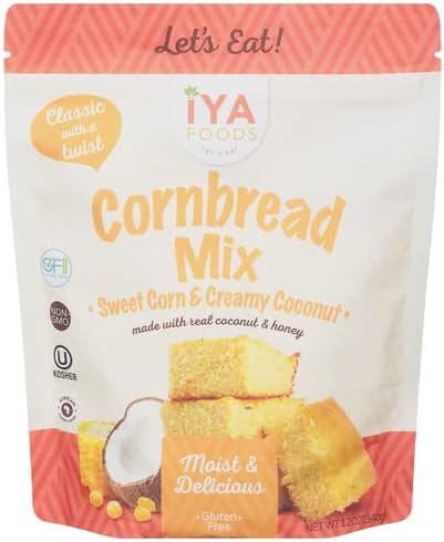 IYA FOODS LLC – Mischung Mais Brot 12 OZ – Packung mit 6 Stück
