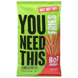 You Need This Fries heißer Cheddar würzig, kitschig & knuspriger Snack