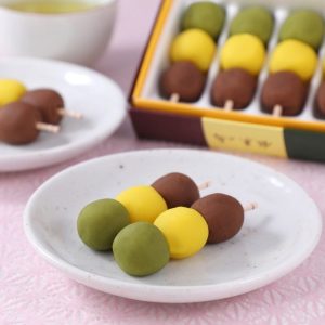 Botchan dango Spieße – eifreie japanische Mochi-Süßigkeiten (8 Stück)