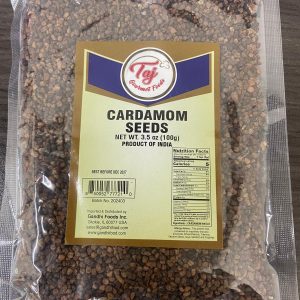 TAJ Kardamom Samen (Dekoriert Kardamom), 3,5 Unzen (100 g) Beutel