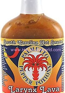 Palmetto Pfeffertränke Larynx Lava scharfe Sauce, 5,7 Unzen.