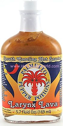 Palmetto Pfeffertränke Larynx Lava Chilisauce, 5,7 oz
