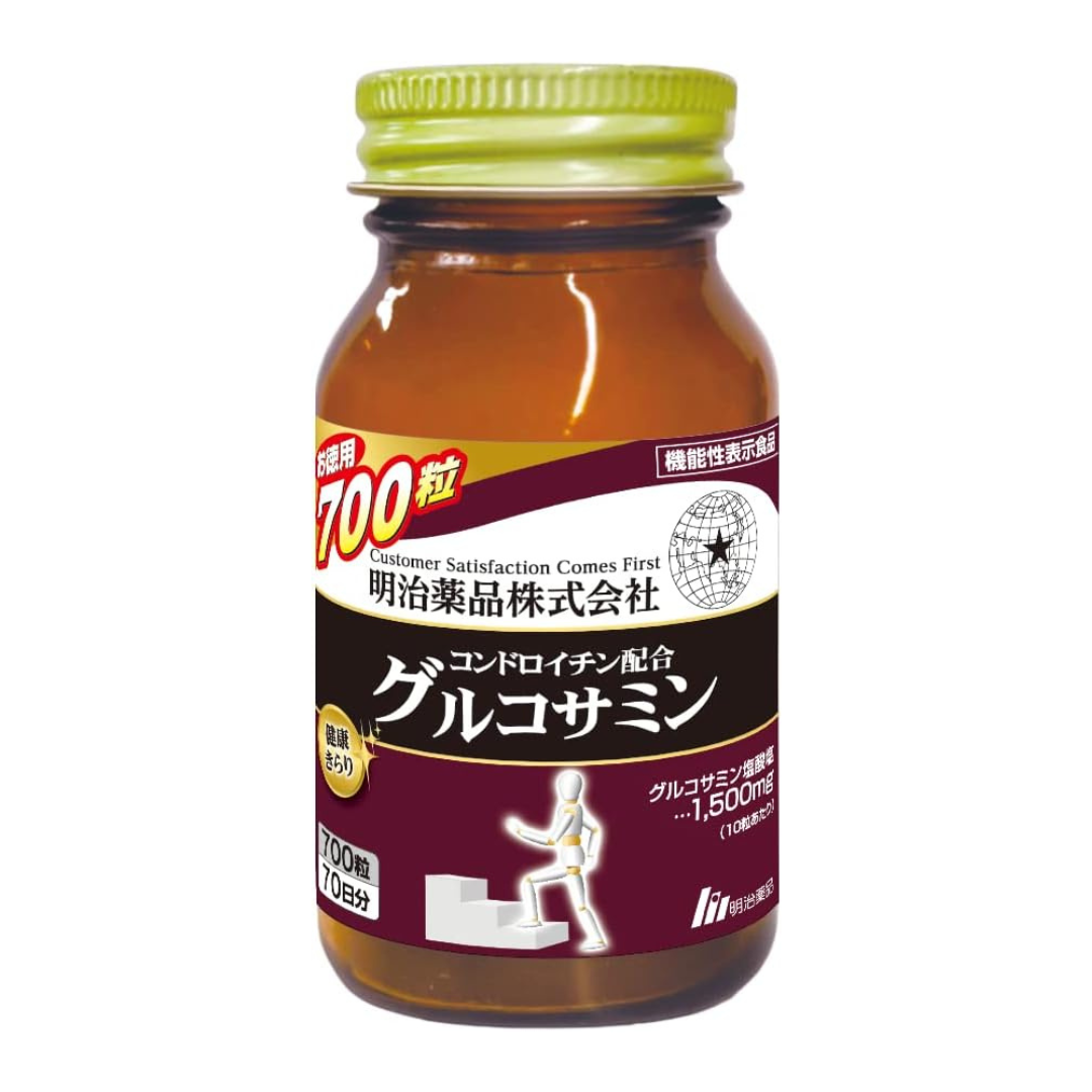 Kenko Kirari Glucosamin mit Chondroitin 700 Tabletten (10 Tabletten täglich) Made in JAPAN Meiji Yakuhin