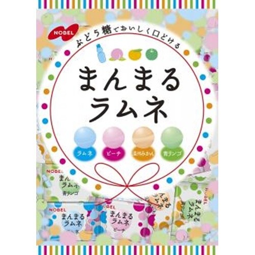 Nobel Manmaru Ramune, 4 Arten Ramune Zucker Süßigkeiten