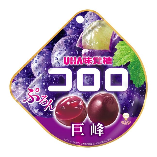 UHA mikakuto “Kororo, Traube” Premium Gummy Süßigkeiten, 48g