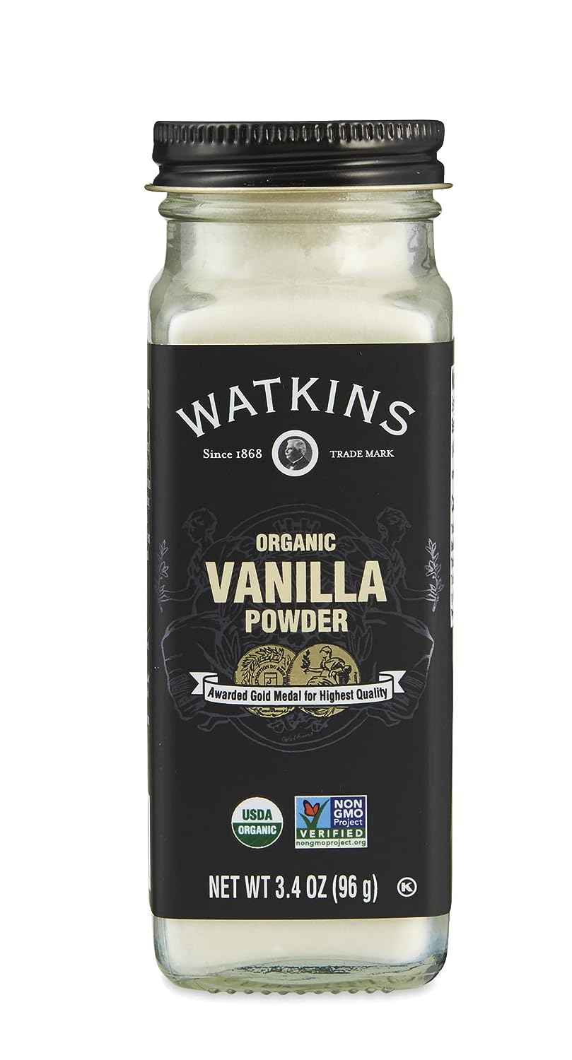 Watkins Pulver Vanille Org 3.4 Oz – Packung mit 3 Stück