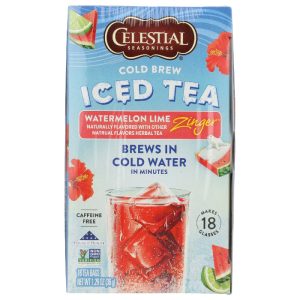 Celestial Seasonings Wassermelone Lime Zinger kalter Eistee, 18 b