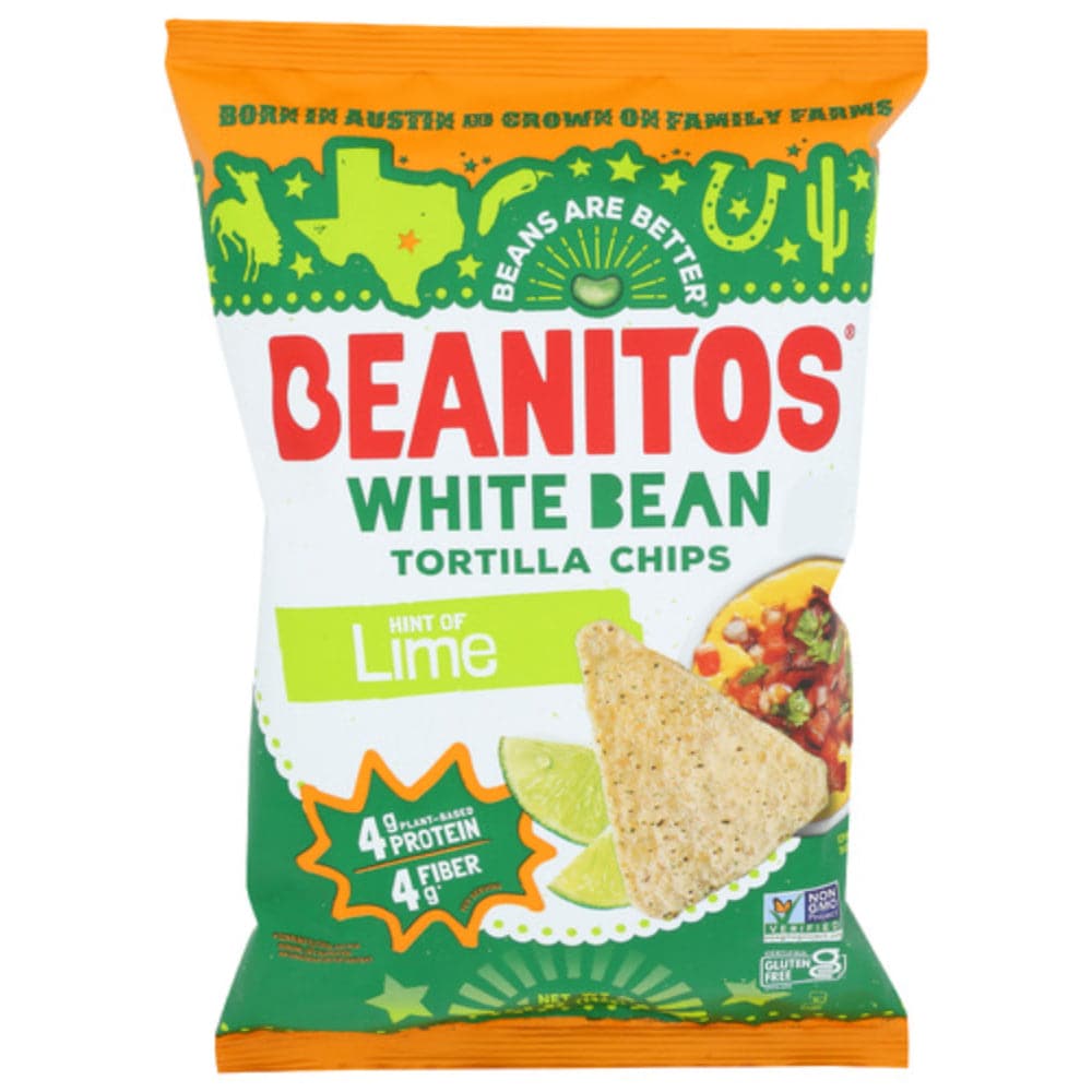 Beanitos – Weiße Bohnenchips Limette, 5 Oz – Packung mit 6 Stück