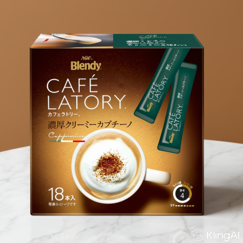 AGF Blendy Cafe Ratory Dicke cremige Cappuccino 18 Stick x 3 Boxen Stick Kaffee Made in JAPAN – Tokyo Sakura Mall