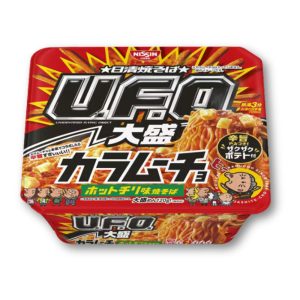 Nissin Yakisoba UFO – Large Karamuucho heiße Chili [begrenzte Ausgabe]