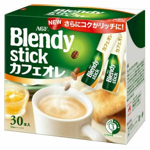 Ajinomoto, Blendy, 30 Stäbchen, Instantkaffee, Reichhaltige Milch Cafe Latte