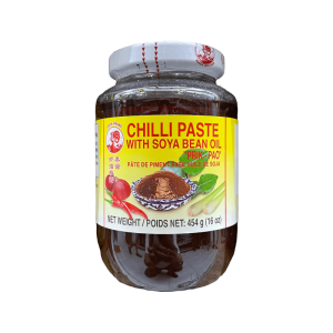 Cock Brand Chilli Paste with Soya Bohnenöl (prik-pao)