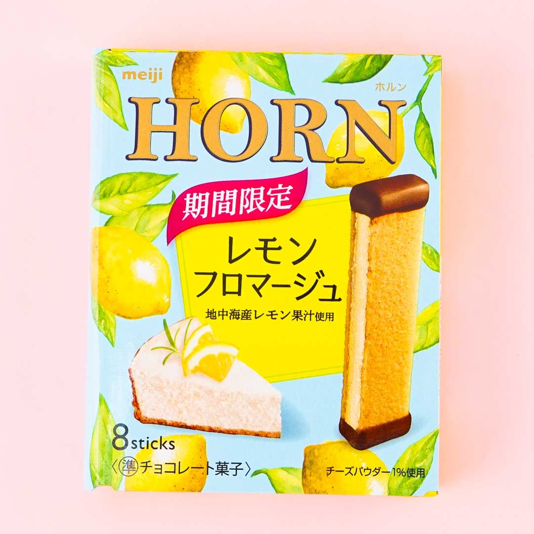 Meiji Horn Zitrone Fromage Keks Sandwiches