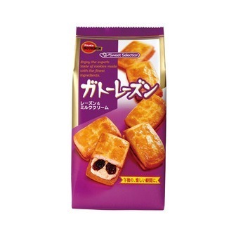 Bourbon “Gateau Raisin” weich Kekse, 5 Stück in 1 Packung, 102g